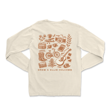 Load image into Gallery viewer, LS Ivory Collage Tee
