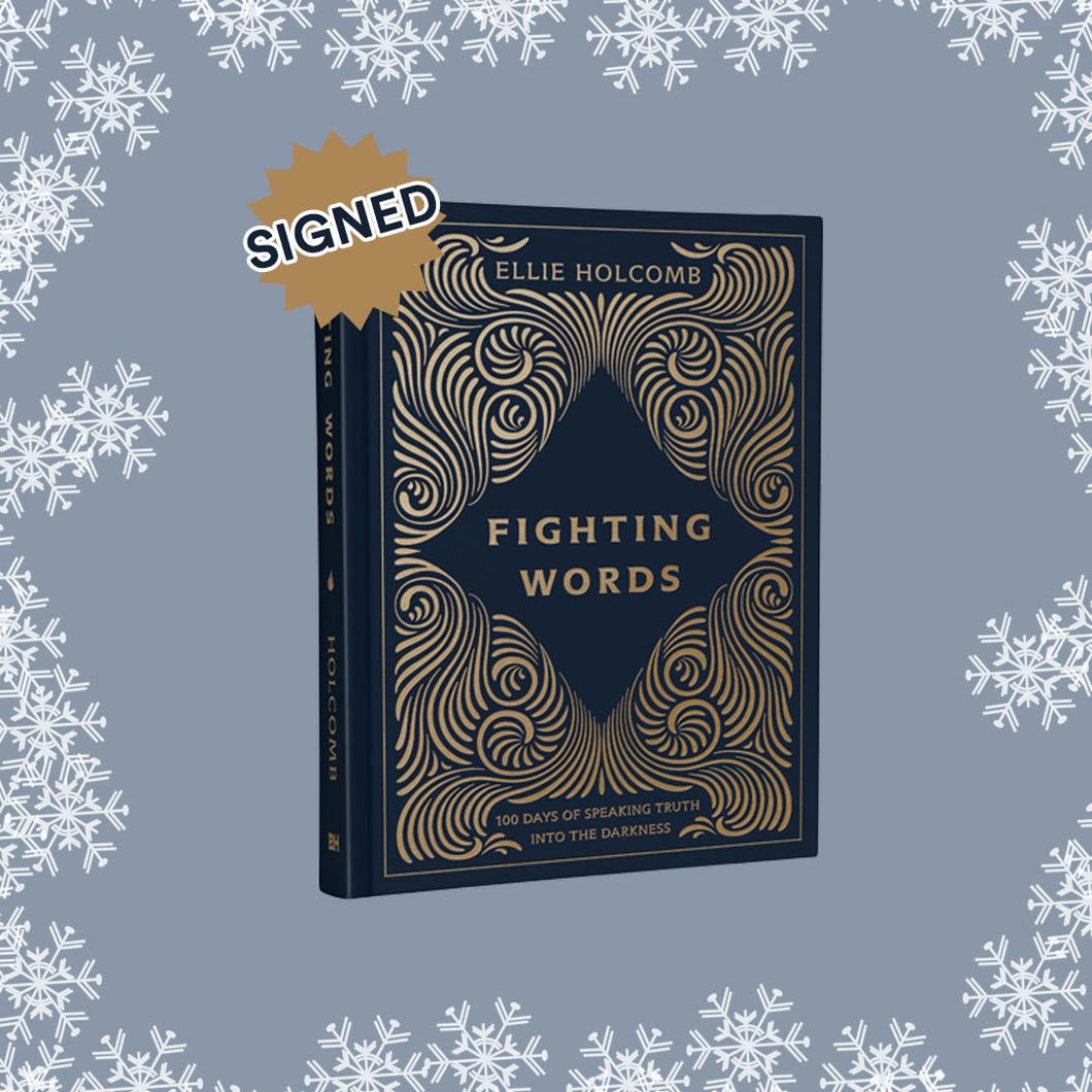 Fighting Words Devotional - SIGNED